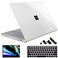 May Chen Case for 135 Microsoft Surface Laptop 345 with Alcantara Palm Rest Model 1867 1958 1959 2019 2021 2022 Plastic Hard Shell Case with Keyboard Cover Screen Protector Crystal Clear
