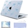 May Chen for MacBook Air 15 inch Case M5 M4 M3 M2 2026 20242023 Model A3448 A3241 A3114 A2941 Closes Seamlessly Hard Shell Laptop Cover with Keyboard Cover Blue Bows P720