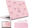 May Chen Case for MacBook Air 13136 inch M5 A3449 M4 A3240 M3 A3113 M2 A2681 2026 2025 20242022 Plastic Hard Shell with Keyboard Cover Screec Protector Chalk Pink Bow