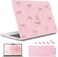 May Chen Case for MacBook Air 13136 inch M5 A3449 M4 A3240 M3 A3113 M2 A2681 2026 2025 20242022 Plastic Hard Shell with Keyboard Cover Screec Protector Chalk Pink Bow