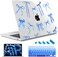 May Chen Case for MacBook Air 13136 inch M5 A3449 M4 A3240 M3 A3113 M2 A2681 2026 2025 20242022 Plastic Hard Shell with Keyboard Cover Screec Protector Watercolor Bows