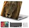 QCzyc Compatible with MacBook Pro 13 Inch Case M2M1 2025 20222017 A2338 A2289 A2251 A2159 A1989 A1706 A1708 Plastic Hard Shell Case Keyboard SkinMac OS Keyboard Sticker Lion
