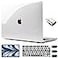 CISSOOK Clear Glitter Star Case for MacBook Air 136 inch 2026 2025 2024 2022 Release A3449 A3240 A3113 A2681 Glossy Sparkly Hard Shell Case with Keyboard Cover for MacBook Air 136 M2 M3 M4 M5