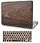 KECC Ultra Thin Case for MacBook Air 13 inch M5 2026 20252021 Release M4 M3 M2 M1 ProMax Chip Lightweight Plastic Hard Shell for MacBook Air 133 Keyboard Cover Walnut Wood