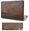 KECC Ultra Thin Case for MacBook Air 13 inch M5 2026 20252021 Release M4 M3 M2 M1 ProMax Chip Lightweight Plastic Hard Shell for MacBook Air 133 Keyboard Cover Walnut Wood