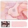 B BELK Compatible with MacBook Air 13 inch Case M5 2026 2025 20242022 M4 M3 M2 A3449 A3240 A3113 A2681 Plastic Hard Shell for MacBook Air 136 inch CaseKeyboard CoverScreen Protector Pink Marble