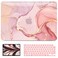 B BELK Compatible with MacBook Air 13 inch Case M5 2026 2025 20242022 M4 M3 M2 A3449 A3240 A3113 A2681 Plastic Hard Shell for MacBook Air 136 inch CaseKeyboard CoverScreen Protector Pink Marble