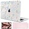 LCMOCICO Compatible with 2026 MacBook Air 13 inch Case M5 A3449 Cover Shiny Pattern Plastic Hard Shell Case Keyboard Skin for Mac Air 136 M4 A3240 M3 A3113 M2 A2681 20252022 Starry Sky Flowers