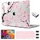 CISSOOK Compatible with MacBook Air 136 Inch Case A2681 A3113 A3240 A3449 20222026 Release Hard Shell Case with Keyboard Cover for MacBook Air 136 M2 M3 M4 M5 Cherry Blossoms