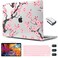 CISSOOK Compatible with MacBook Air 136 Inch Case A2681 A3113 A3240 A3449 20222026 Release Hard Shell Case with Keyboard Cover for MacBook Air 136 M2 M3 M4 M5 Cherry Blossoms