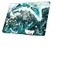 MonsDirect Case Compatible with 2020 MacBook Pro 13 Inch Case with Touch Bar A2338 M1 A2251 A2289 Plastic Protective Cover with Keyboard Cover for 2020 Pro 13 Inch with Touch Bar Green Marble