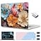 CISSOOK Compatible with MacBook Pro 14 inch Case 2026 2025 2024 2023 2022 2021 Release M5 M4 M3 M2 M1 Chip Floral Hard Shell Case Keyboard Cover Screen Protecor Silk Flowers