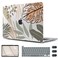 CISSOOK Compatible with MacBook Pro 13 inch Case M2 20252020 A2338 M1M2 A2251 A2289 Plastic Hard Shell with Keyboard Cover Screen Protector for MacBook Pro 13 Touch Bar Tropical Leaf