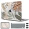 CISSOOK Compatible with MacBook Pro 13 inch Case M2 20252020 A2338 M1M2 A2251 A2289 Plastic Hard Shell with Keyboard Cover Screen Protector for MacBook Pro 13 Touch Bar Tropical Leaf