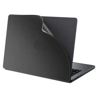 BlueSwan for MacBook Pro 14 inch Case 20262021 M5 M4 M3 M2 M1 AntiScratch Flexible Protective Laptop Cover with Grippy Matte Texture Slim and Easy Installation Frosted Black