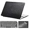 iNOTOGG Compatible with MacBook Air 13 inch Case M5 2026 M4 2025 M3 M2 20242022 A3449 A3240 A3113 A2681 Classic PU Leather Hard Plastic Case with Keyboard Cover Screen Protector Black