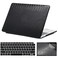 iNOTOGG Compatible with MacBook Air 13 inch Case M5 2026 M4 2025 M3 M2 20242022 A3449 A3240 A3113 A2681 Classic PU Leather Hard Plastic Case with Keyboard Cover Screen Protector Black