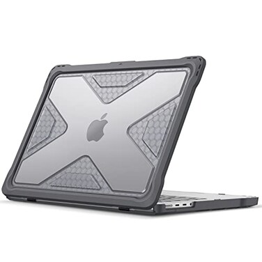 Fintie Case for MacBook Pro 14 Inch A3426 A3427 A3434 A3401 A3185 A3112 A2992 A2918 A2779 A2442 with M5 M4 M3 M2 M1 Chip 20212026 Heavy Duty Rugged Hard Shell Cover Gray