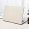 Seorsok Compatible with MacBook Air 13 Inch Case 20222018 Release A1932 A2179 M1 A2337 Touch IDElegant Leather Plastic Hard Shell CaseTransparent Keyboard CoverBeige Tartan PVCNo Logo Cutout