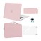 MOSISO Compatible with MacBook Air 15 inch Case M5 2026 M4 2025 M3 M2 2024 2023 A3448 A3241 A3114 A2941Protective Hard ShellCarrying Sleeve BagKeyboard CoverWebcam CoverScreenFilm Baby Pink