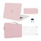 MOSISO Compatible with MacBook Air 15 inch Case M5 2026 M4 2025 M3 M2 2024 2023 A3448 A3241 A3114 A2941Protective Hard ShellCarrying Sleeve BagKeyboard CoverWebcam CoverScreenFilm Baby Pink