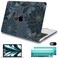 Mektron Case for MacBook Air 13 inch M1 A2337 A2179 A1932Hard Cover 20182021 Air 13inch with Touch ID Exclusively Designed Protective Shell with Keyboard SkinScreen ProtectorDahlia Flower C035