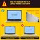 Mektron Case for MacBook Air 13 inch M1 A2337 A2179 A1932Hard Cover 20182021 Air 13inch with Touch ID Exclusively Designed Protective Shell with Keyboard SkinScreen ProtectorDahlia Flower C035