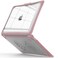 IBENZER Hexpact Compatible with MacBook Air 13 Inch Case 2022 2021 2020 M1 A2337 A2179 A1932 Heavy Duty Protective Case with Screen Lock for Mac Air 13 with Touch ID Pinkish AT13PKSH