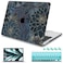Mektron Designed Case for MacBook Pro 16 Inch A2141 Cover 2019 Release 16 with Liquid Retina DisplayTouch ID Plastic Hard Shell with Keyboard Skin Screen Protector Dahlia Flower C035