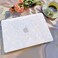 BELKA Compatible with MacBook Pro 13 inch Case M2 2025 2024 2023 2022 20212016 A2338 M1 A2251 A2289 A2159 A1989 A1708 A1706 Plastic Hard Shell CaseKeyboard CoverScreen Protector Shiny Pearl