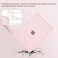 MOSISO Compatible with MacBook Air 13 inch Case 2022 2021 20202018 A2337 M1 A2179 A1932 Heavy Duty Shockproof Plastic Hard Case with Fold KickstandKeyboard SkinScreen FilmType C Pink