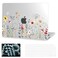 G JGOO Compatible with MacBook Air 13 inch Case 2026 20252022 M5 A3449 M4 A3240 M3 A3113 M2 A2681 Clear Hard Shell for MacBook Air 136 inch Case Keyboard Cover Screen Protector Garden Flower