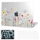 G JGOO Compatible with MacBook Air 13 inch Case 2026 20252022 M5 A3449 M4 A3240 M3 A3113 M2 A2681 Clear Hard Shell for MacBook Air 136 inch Case Keyboard Cover Screen Protector Garden Flower
