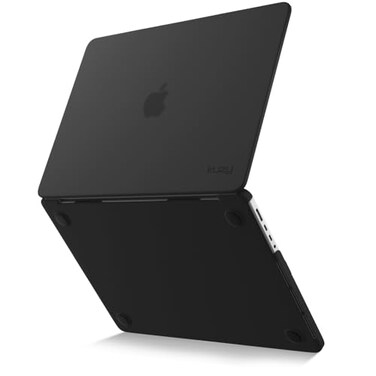 Kuzy for MacBook Pro 14 inch Case 2025 2024 2023 2022 2021 M4 M3 M2 M1 Pro Max A3401 A3185 A3112 A2992 A2918 A2779 A2442 Protective Hard Shell Cover AntiFingerprint Matte Finish Space Black