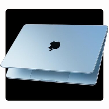 Soonjet for MacBook Air 15 inch Case M5 M4 M3 M2 2026 20252023 Official SkyBlue 100 Match Official Color Hard Shell Laptop Cover A3448 A3241 A3114 A2941
