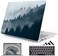 Mektron Case for 138 Microsoft Surface Laptop 7 Windows 11 AI PC 2024 Surface Laptop 138 Inch Cover Fits Model 2036 Keyboard Cover Screen Protector Dust Plugs Misty Forest C132
