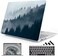 Mektron Case for 138 Microsoft Surface Laptop 7 Windows 11 AI PC 2024 Surface Laptop 138 Inch Cover Fits Model 2036 Keyboard Cover Screen Protector Dust Plugs Misty Forest C132