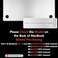 MEEgoodo for M5 MacBook Pro 16 inch Case 2026 2024 2023 2021 Case Fit Model A3429A3428A3403A3186A2991A2780A2485 Laptop Shell Compatible with M5 M4 M3 M2 M1 ProMax Glowing Lines Full Moon