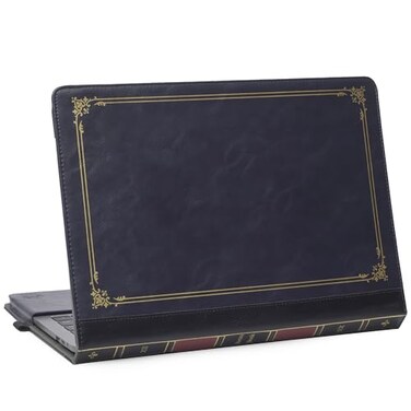 TT TYTX TYTX Compatible with MacBook Pro Case 13 Inch PU Leather MacBook Case fits for Model M2 2024 2023 20222016 A2338 M1 A2251 A2289 A2159 A1989 A1708 A1706 Laptop Cover with Pen Holder Blue