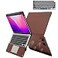 TT TYTX TYTX for MacBook Pro 14 Case PU Leather with Stand Vents for 20212025 Compatible with M5M4M3M2M1 ProMax Fits A3426 A3427 A3434 A3112 A3185 A3401 A2918 A2992 A2779 A2442 Brown