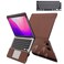 TT TYTX TYTX for MacBook Pro 14 Case PU Leather with Stand Vents for 20212025 Compatible with M5M4M3M2M1 ProMax Fits A3426 A3427 A3434 A3112 A3185 A3401 A2918 A2992 A2779 A2442 Brown