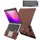 TT TYTX TYTX for MacBook Pro 14 Case PU Leather with Stand Vents for 20212025 Compatible with M5M4M3M2M1 ProMax Fits A3426 A3427 A3434 A3112 A3185 A3401 A2918 A2992 A2779 A2442 Brown