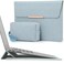HYZUO 1516 Inch Laptop Sleeve Case Bag with Stand for MacBook Pro 16 M5M4M3M2M1 ProMax A3428 A3429 20262019 MacBook Pro 15 20152012 Samsung Galaxy Book FlexPro 15 Pale BlueSmiley