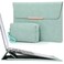 HYZUO 1516 Inch Laptop Sleeve Case Bag with Stand for MacBook Pro 16 M5M4M3M2M1 ProMax A3428 A3429 20262019 MacBook Pro 15 20152012 Samsung Galaxy Book FlexPro 15 Mint GreenSmiley