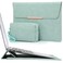 HYZUO 1516 Inch Laptop Sleeve Case Bag with Stand for MacBook Pro 16 M5M4M3M2M1 ProMax A3428 A3429 20262019 MacBook Pro 15 20152012 Samsung Galaxy Book FlexPro 15 Mint GreenSmiley