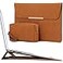HYZUO 13 Inch Laptop Sleeve Case with Stand for MacBook Air 13 M5 A3449 M4 M3 M2 M1 20262018 13 MacBook Neo 2026 A3404 MacBook Pro 13 M2 M1 13 iPad ProAir Surface Pro BrownSmiley