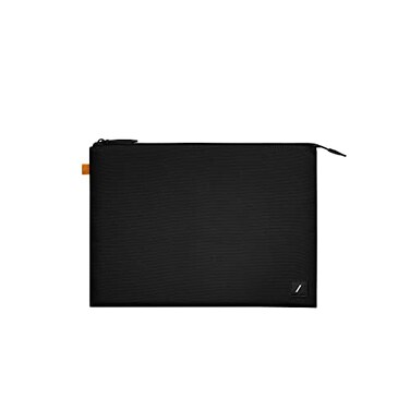 Native Union WFA MacBook Sleeve 14 Minimalist Slim Sleeve Made of Recycled Materials with 360Degree Protection Compatible with MacBook Pro 14 M4 2024 Pro 13 M2 Air 13 M2 2022 Black