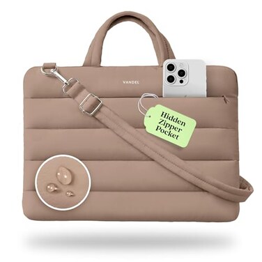 Vandel 1314 inch Laptop Carrying Case Sleeve with Strap Shoulder Bag with Handle 14 in Laptop Computer Bag for Women MacBook Air 13 Inch Carrying Case MacBook Pro 14 in HP Messenger Carrier