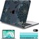 Mektron for MacBook Pro 13inch Case 2022 2021 2020 Release A2338 M2 M1 A2289 A2251 Printed Plastic Hard Shell Cover for New MacBook Pro 133inch Touch Bar Fits Touch ID Dahlia Flower C035
