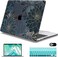 Mektron for MacBook Pro 13inch Case 2022 2021 2020 Release A2338 M2 M1 A2289 A2251 Printed Plastic Hard Shell Cover for New MacBook Pro 133inch Touch Bar Fits Touch ID Dahlia Flower C035